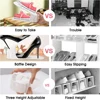 6-14Pcs Shoe Slots Organizer, Adjustable Shoe Support Rack, Double Layer Stack Shoe Holder, Shoe Stacker for Closet Organization 5