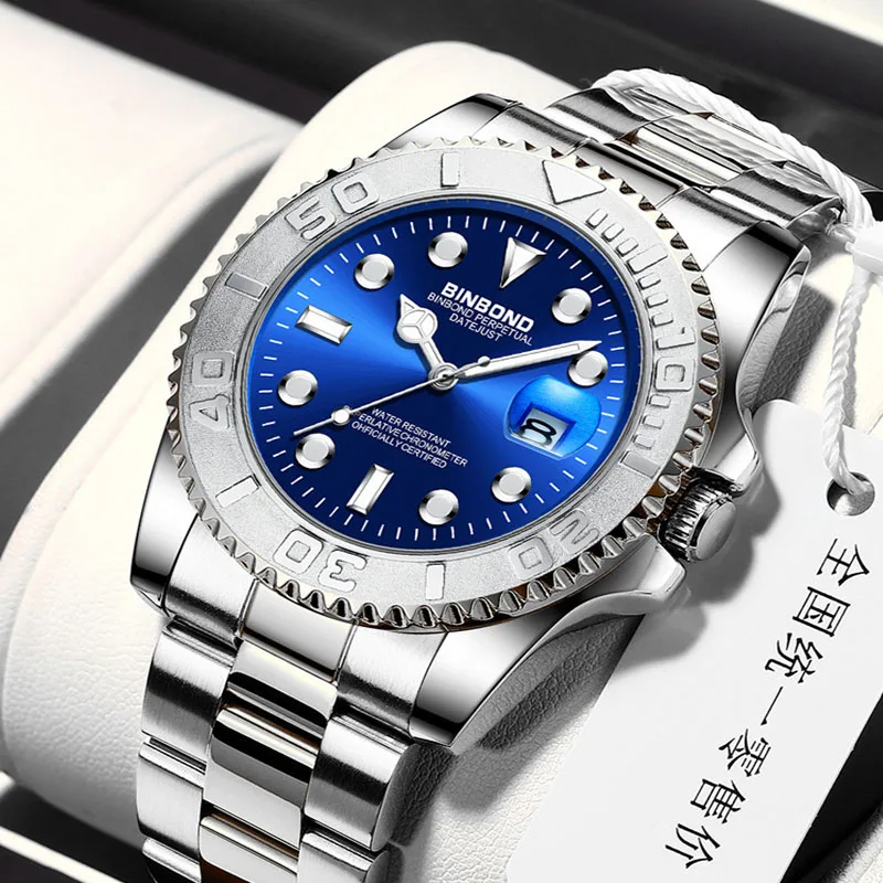 Hot Sale Luxury designer Men's Quartz Watch Classical Stainless Steel Automatic Watch Trendy Waterproof Luminous Hands Clock winner blue ocean fashion casual designer stainless steel men skeleton watch mens watches top brand luxury automatic watch clock