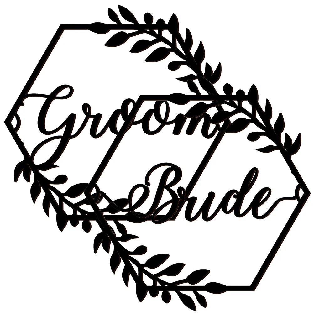 

Wedding Decorations Chair Sign Signs for Ceremony and Reception The Bride Groom Wood Country Bridal Shower Bridegroom