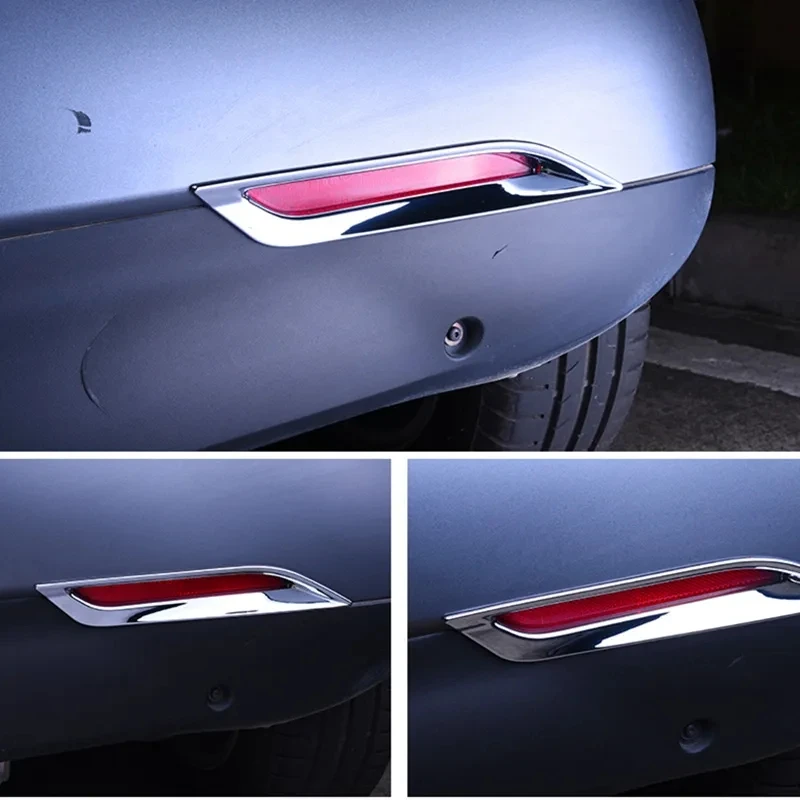 

Автомобильная фонарь для Smart 453 для двух автомобильных ламп, декоративная наклейка, автомобильная хромированная отделка, задний аксессуар, модификация, Стайлинг