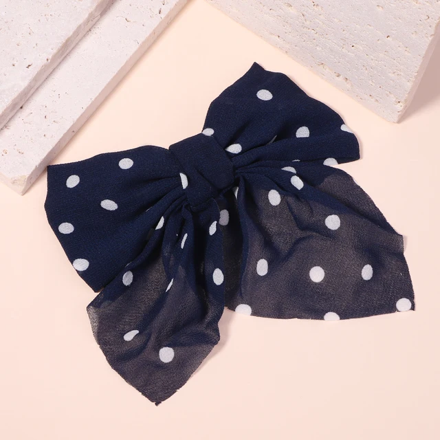 New Sweet Bow Hairpins Solid Color Bowknot Hair Clips For Girls Satin Butterfly Barrettes Duckbill Clip Kids Hair Accessories 1524-6