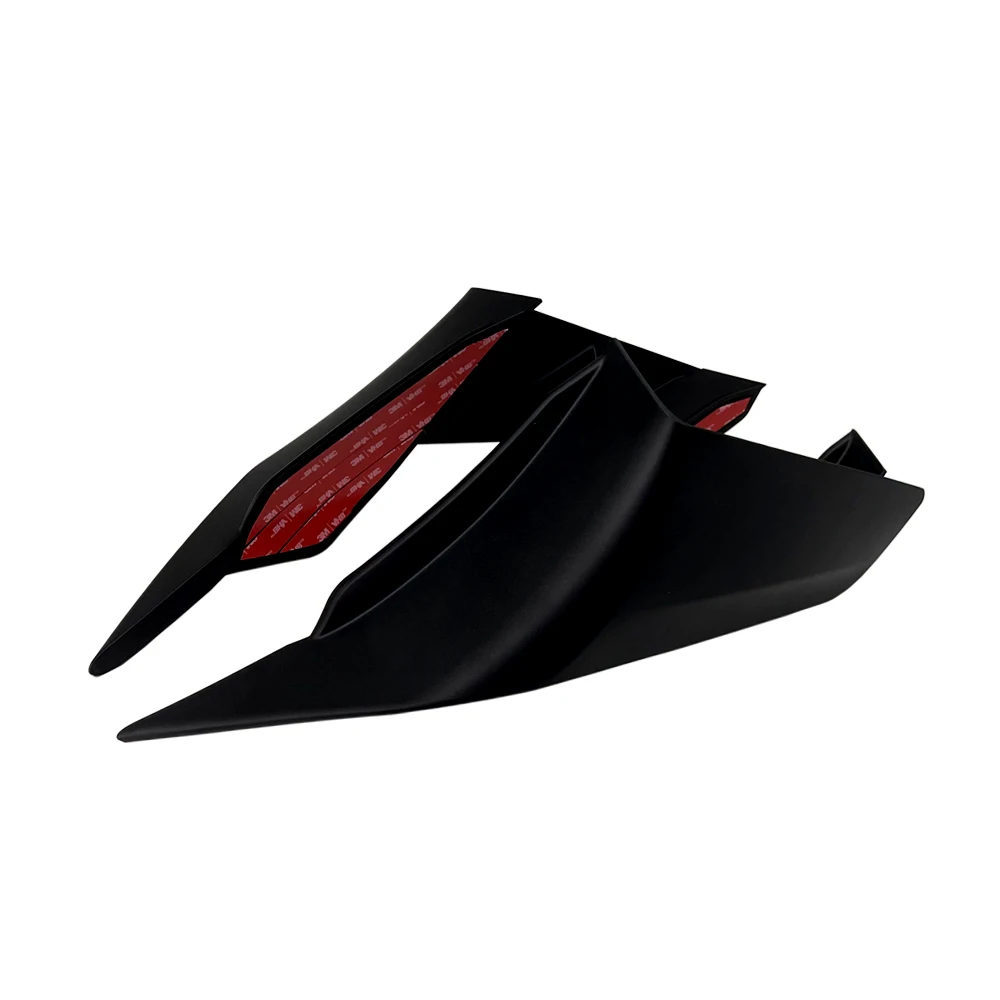 Motorcycle aerodynamic front spoiler fixed wing, suitable for