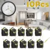 10Pcs DIY Silent Movement Spindle Hands Wall Quartz Clock Movement Mechanism Repair Tools Part Clock Kit 1