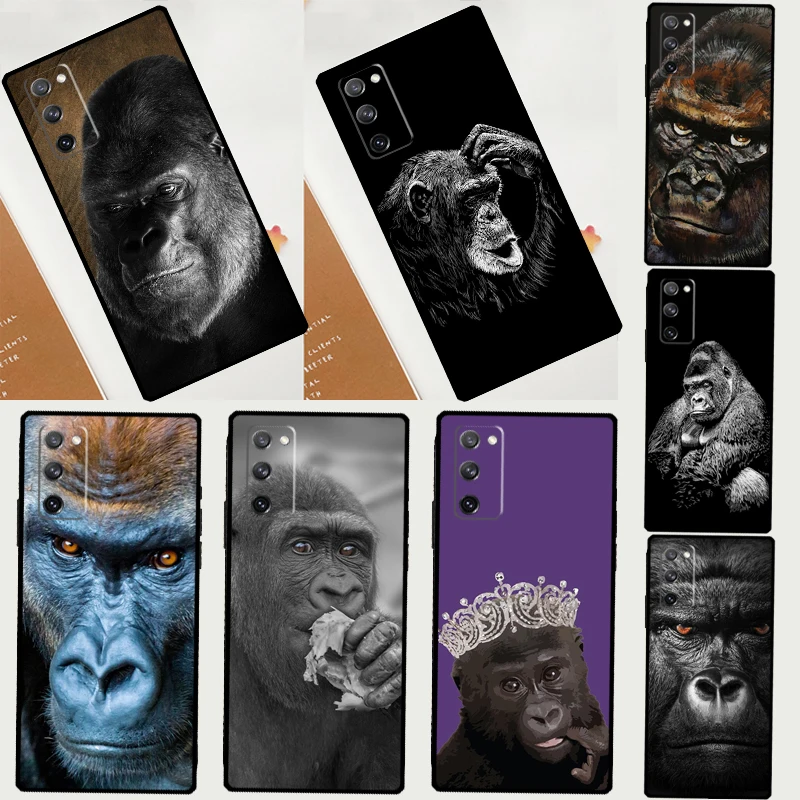Monkey Gorilla Ape Baby Case Per Samsung Galaxy S23 S22 Ultra S21 S20 Fe S8 S9 S10 Note 10 Plus Note 20 Ultra Cover