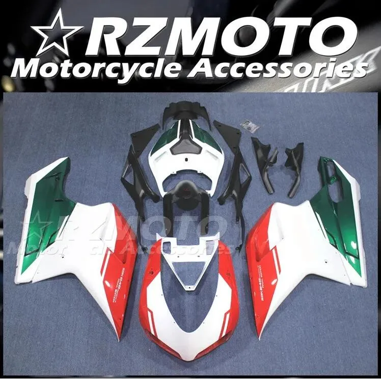 

Injection Mold New ABS Fairings Kit Fit for Ducati 848 1098 1198 Evo 2007 2008 2009 2010 2011 2012 Bodywork Set Red Green