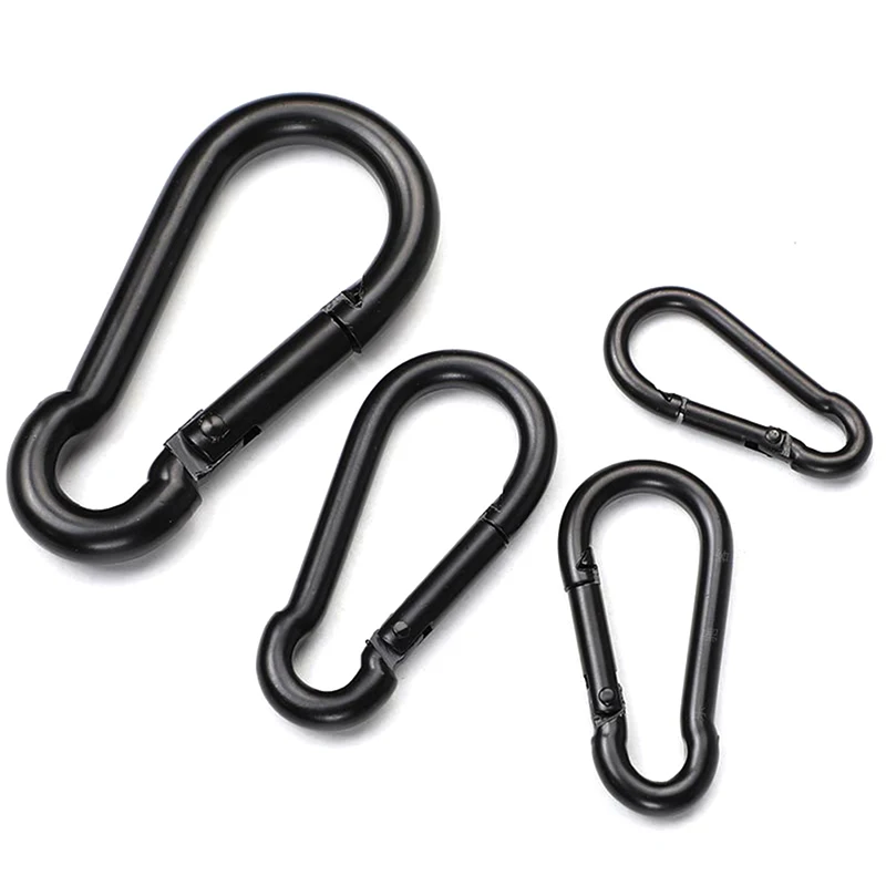 금속 열쇠 고리 클립 후크 D Carabiner 후크 커넥터 쥬얼리 만들기 키 링 DIY 결과 도매