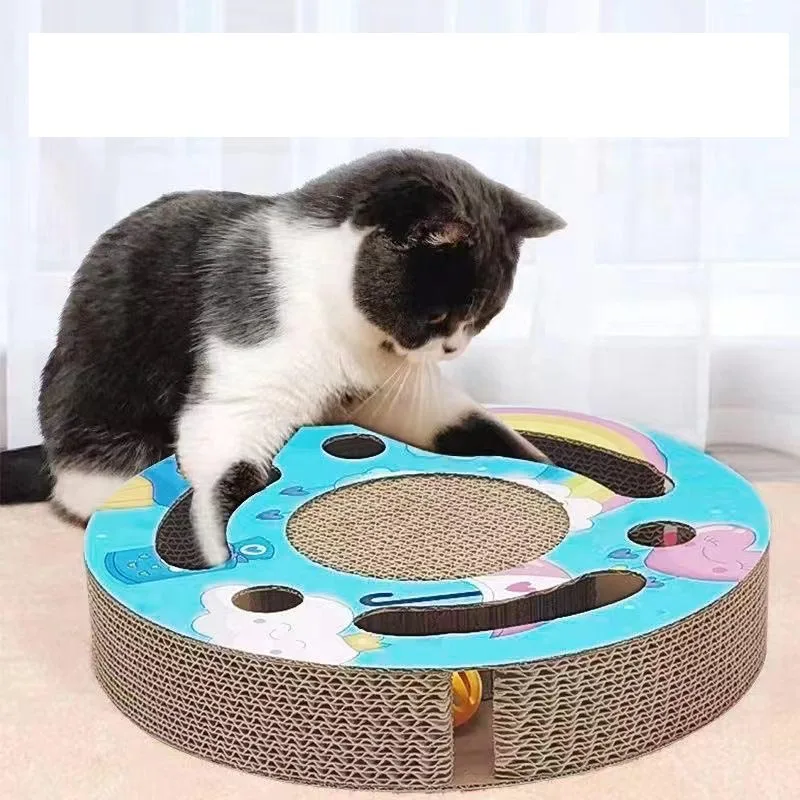 

cat toy amusing cat artifact Scratcher Wear-resistant scratching board with bell whack-a-mole to sharpen claws Cat turntable