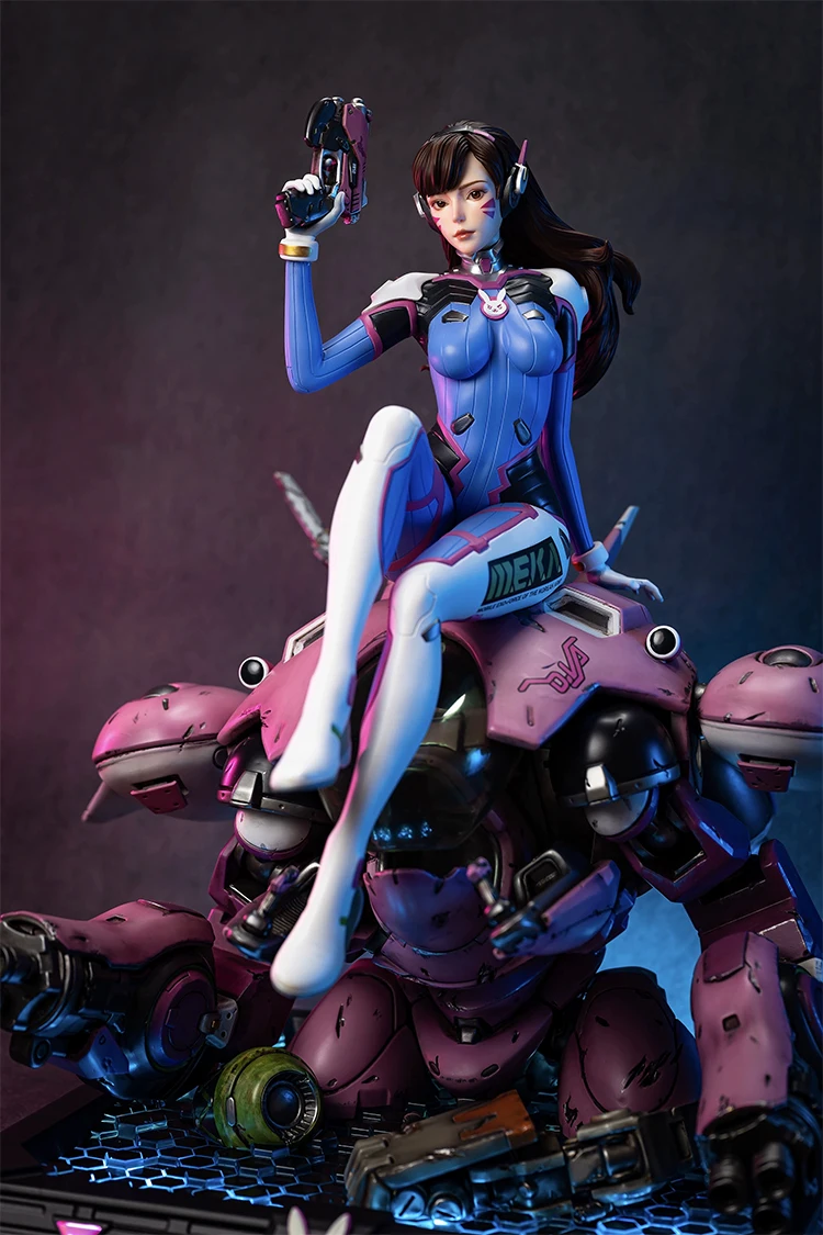 

In Stock 1/4 Scale GK Model Overwatch MKE Model Kinetic Energy MECHA Girl Full Body Statue