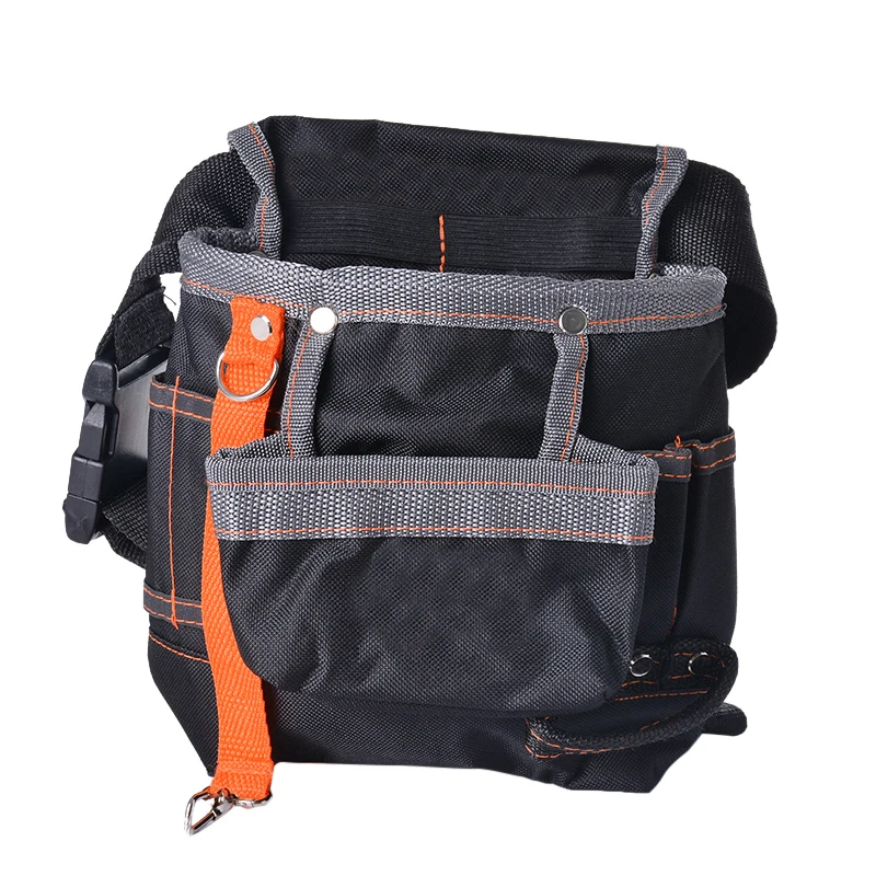 600D Oxford Tool Bag Belt Waist Bag Pouch Waist Pocket Outdoor Work Hand Tools Hardware Storage Electrician Gardening Tool