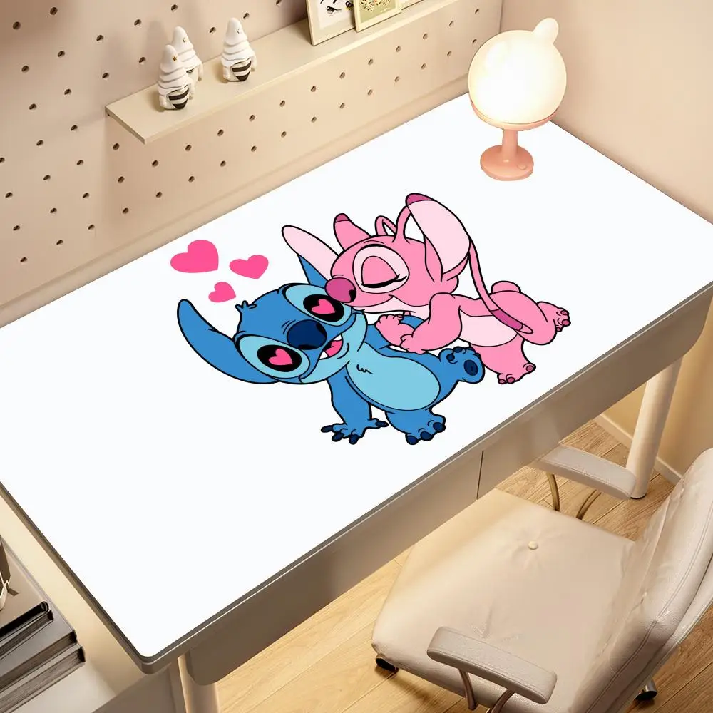Large Kawaii Stitch Anime Mouse Pad - Non-Slip Gaming Desk Mat