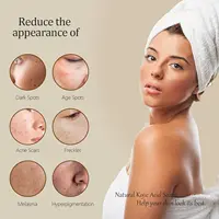 Turmeric Kojic Acid Glow Soap Dark Spot Acne Removal Even Skin Tone Mositen Smooth Skin Deep Cleansing Handmade Soap 4