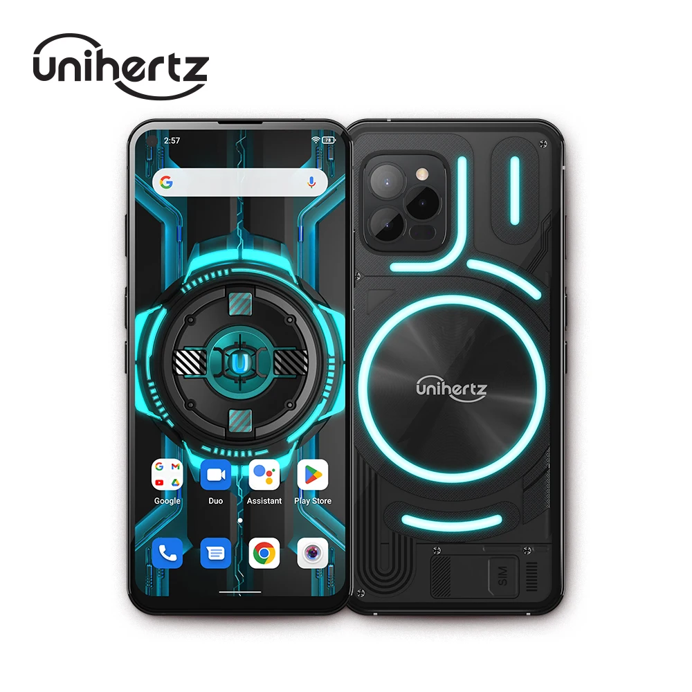 Unihertz Luna, 4G Android 12 Black and White Smartphone with Dual Nano ...