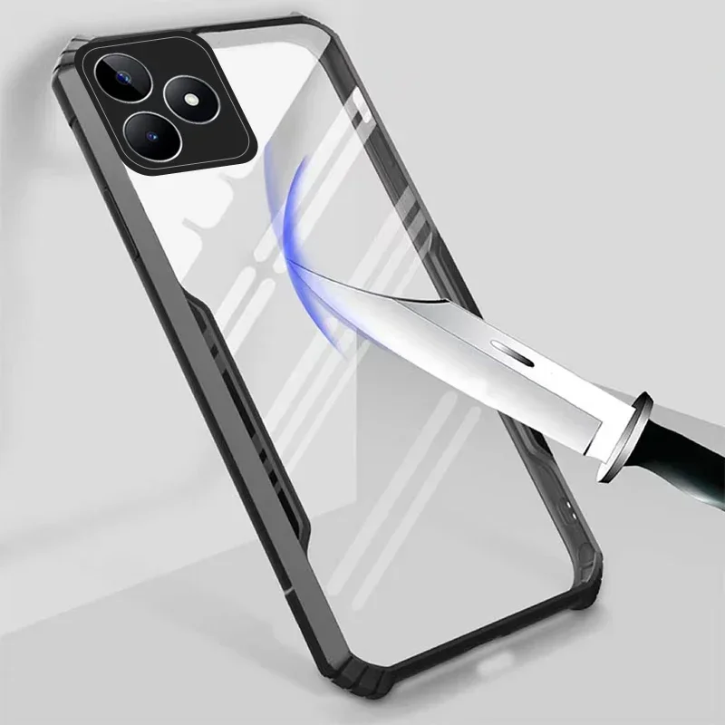 Phone Case for Oppo A40 A40M Transparent Armor Acrylic Shockproof Camera Lens Protection Cover phone case iphone case leather phone case phone protector cover phone waterproof case camera protector case camera lens protector case camera lens case ipod cover case