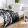 Knight, Death and the Devil - Albrecht Durer Throw Blanket For Decorative Sofa Large Shaggy Bed Blankets 5