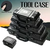 6 Sizes Black Hard Shell PP Carrying Toolbox Shockproof Portable Toolbox Secure Tools Safety Instrument Tool Storage Case 1