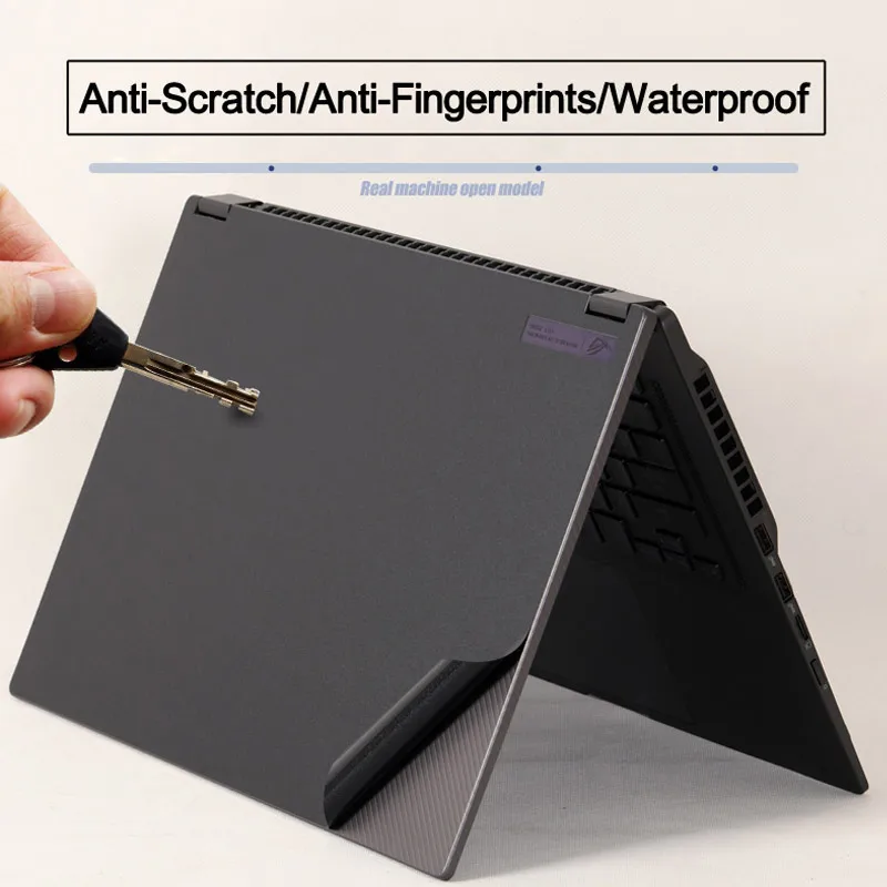 Pre-Cut Anti Fingerprints Vinyl Sticker Skin Cover Film for ASUS Flow X16 GV601 GV601R Zephyrus G16 GU603 GU603Z M16 GU604 vinyl film sticker laptop sticker