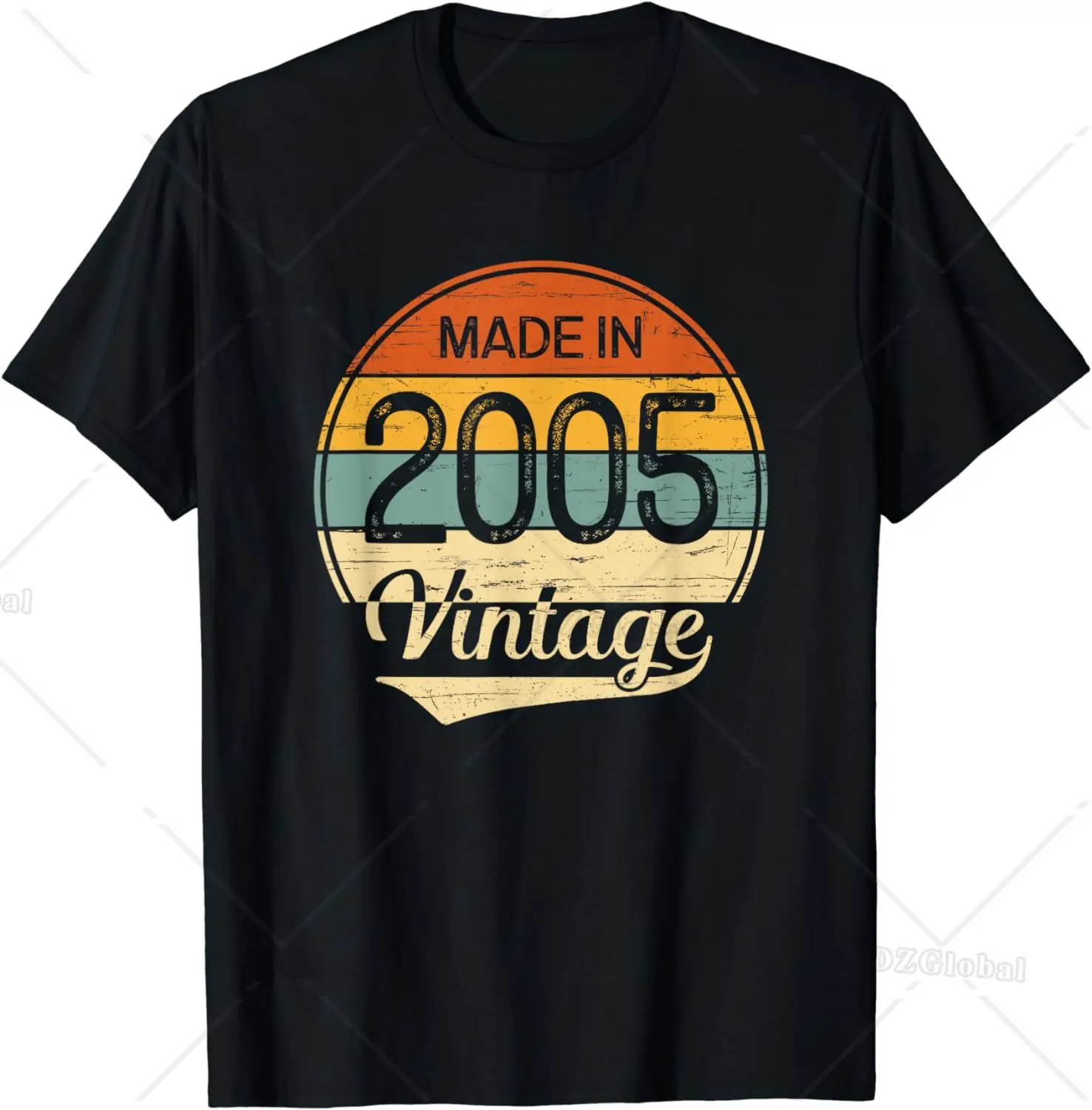 

Винтажная Футболка 2005 - 19 лет, сделанная в 2005 году, графические футболки, уличная одежда унисекс, мужские футболки
