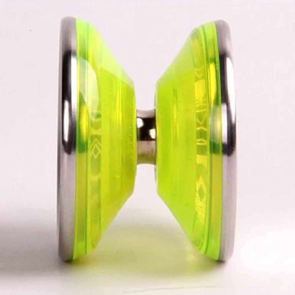 High Speed Magic Yoyo Unresponsive Stainless steel outer ring Yoyo CNC lathe with Spinning String Toys Gift for Children
