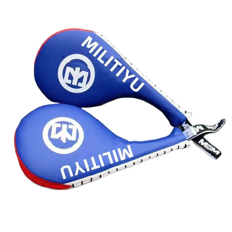 Kids Taekwondo Kickboxing Target PU Rebound Sponge Durable Double Kick Pad Target For Tae Kwon Do Karate Kickboxing