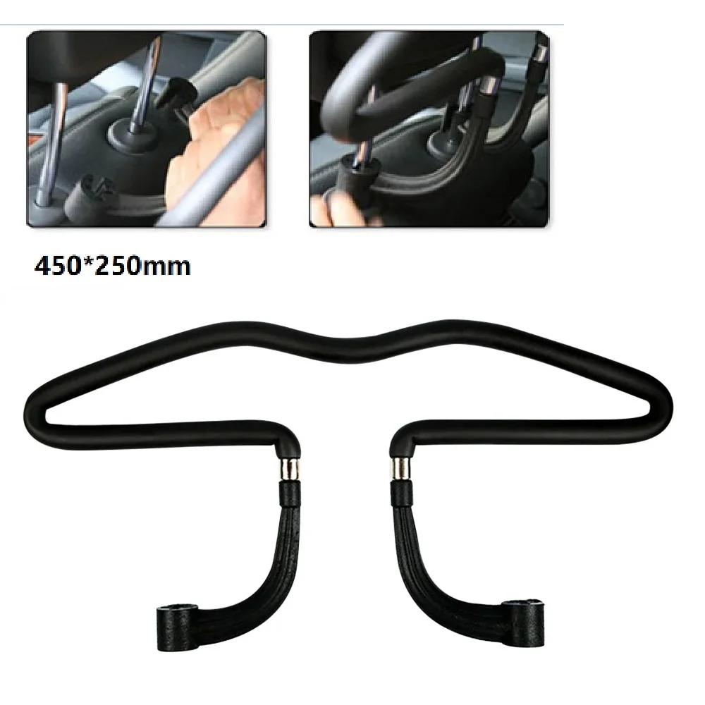 

450*250mm Universal Soft Car Coat Hangers Back Seat Headrest Coat Clothes Hanger Jackets Suits Holder Rack Auto Supplies NEWEST