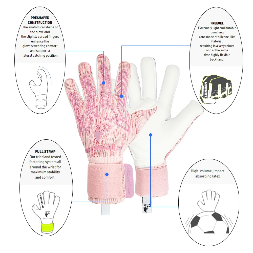 Latex Grip Goalkeeper Training Gloves 3