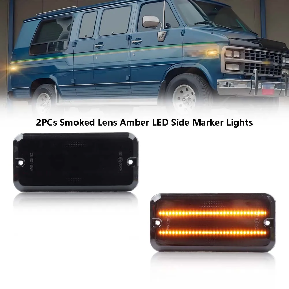 2x Smoked Lens Amber