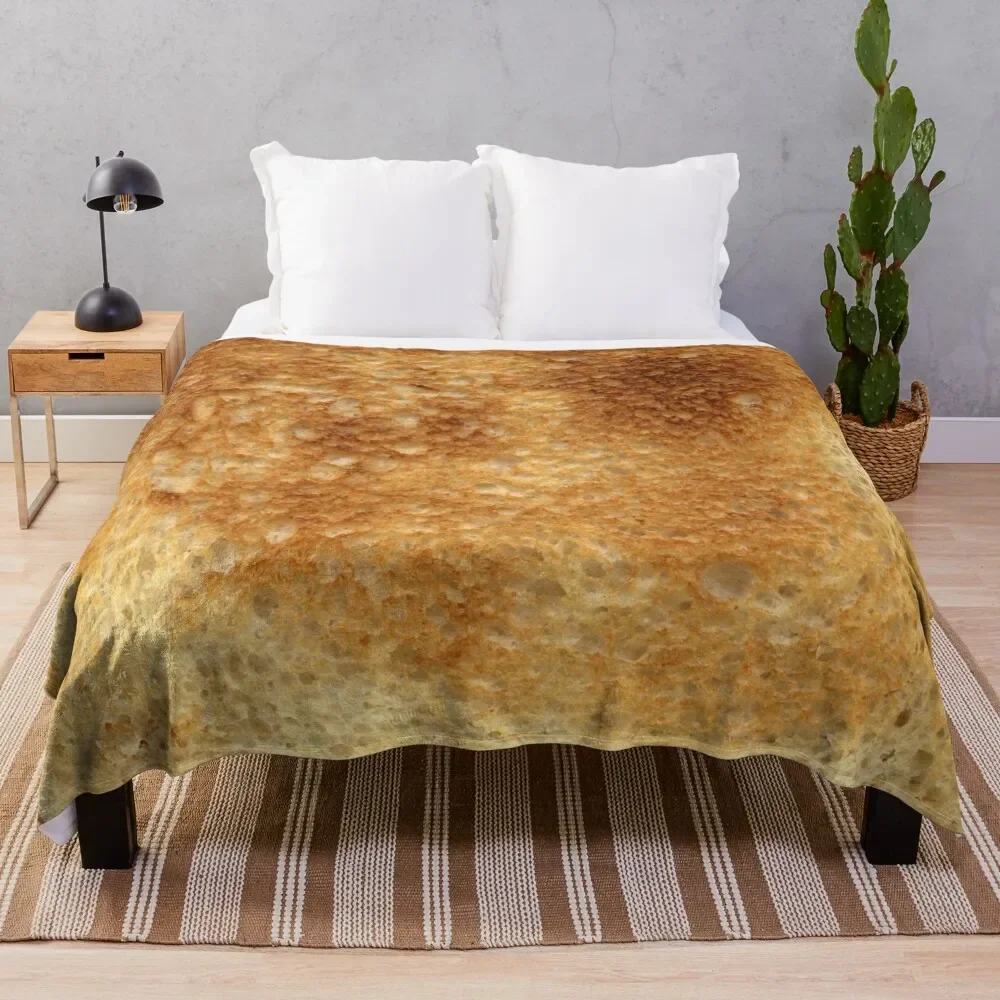 

toast Throw Blanket Vintage Shaggy Flannel Fabric Kid'S Blankets