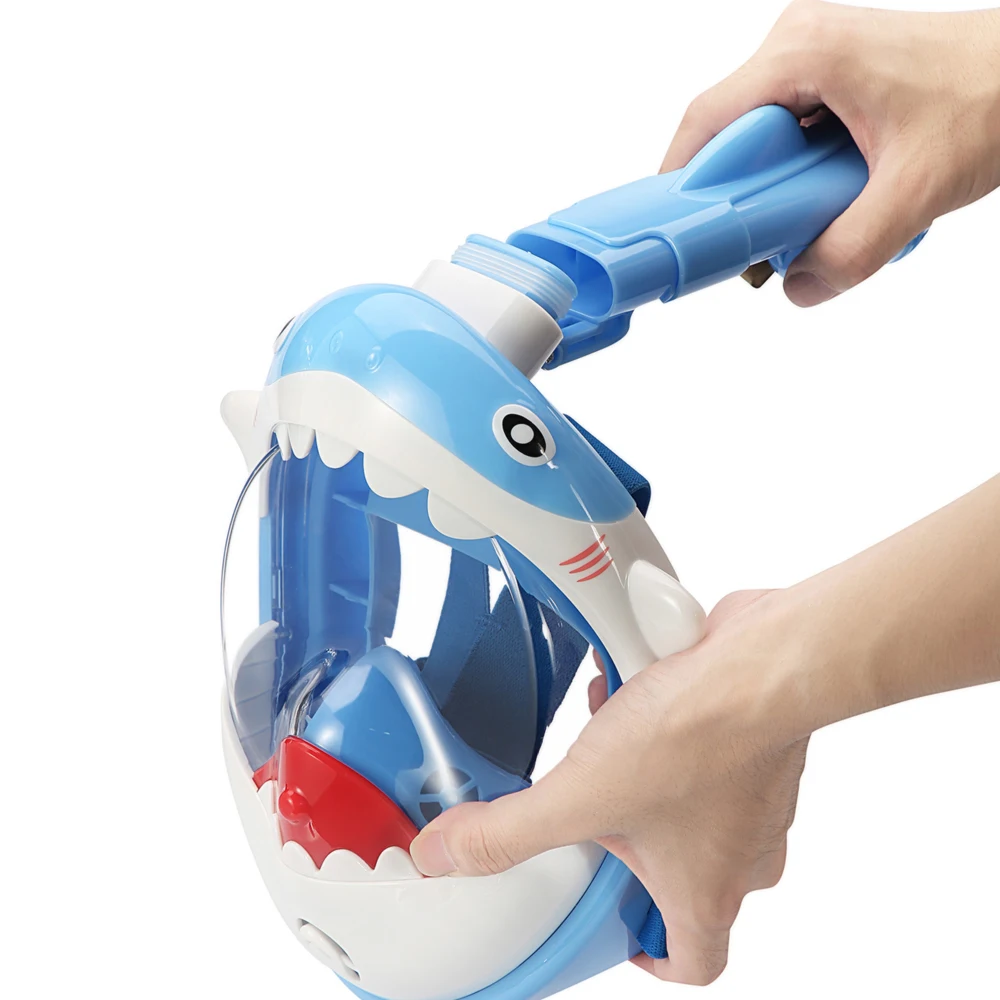 1 PCS Cartoon Diving Mask Full Face for Child Snorkeling Mask for Kids Boy Girls Underwater Anti Fog Swimming Goggles Equipment 3