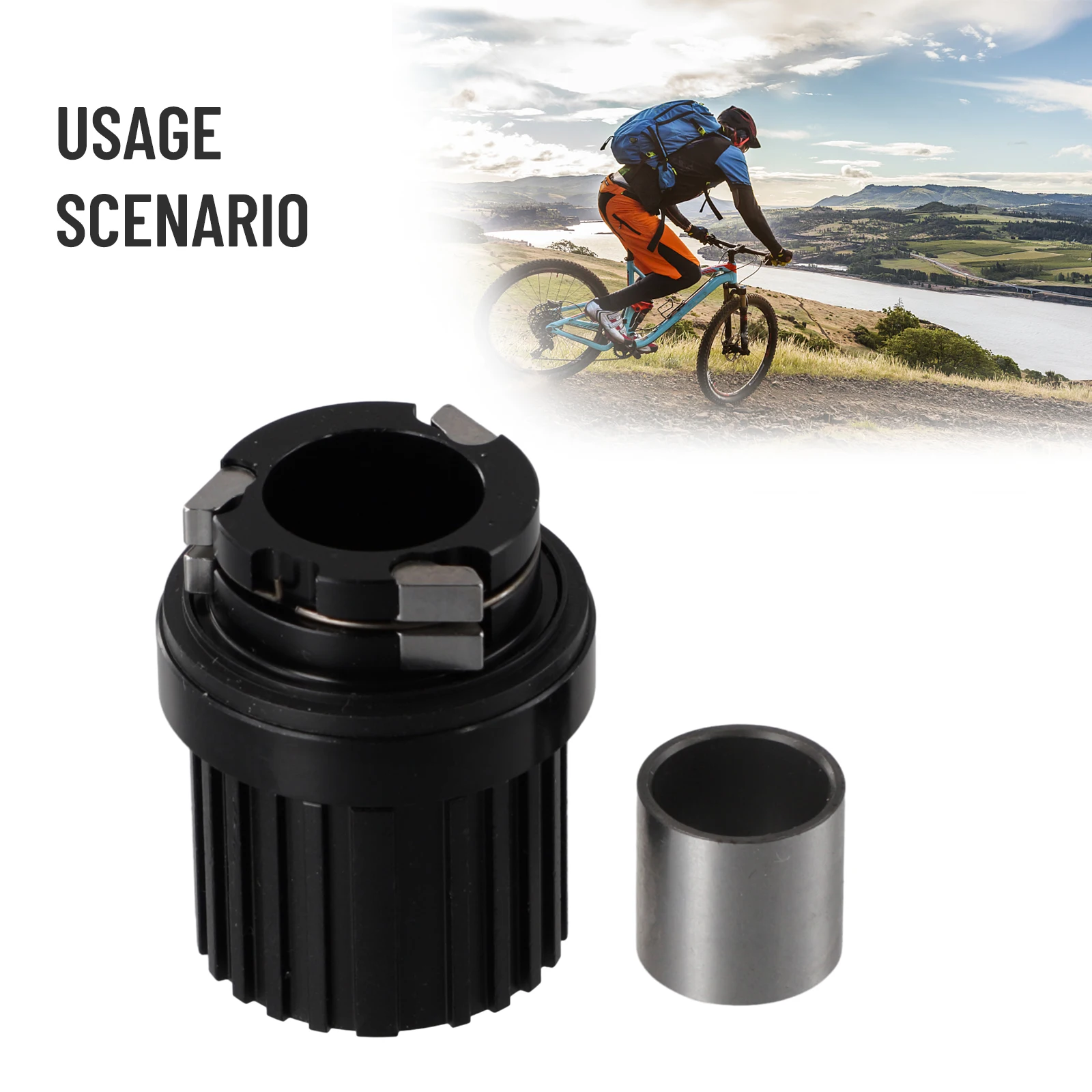Фото Велосипедная фотовспышка для-DT Swiss 3-Pawl For-Shimano For-MicroSpline 12-speed-freehub * 1pc 7075, термообработка из алюминиевого сплава №5