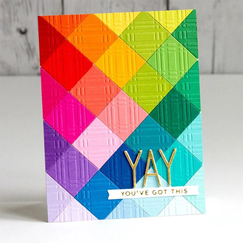 Metal Craft DIY Album Scrapbook 3D Creative Greeting Card Decoration Embossed Folder Suitable For Season Party embossing folder