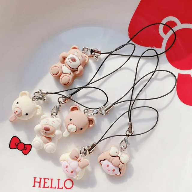 Hello Kitty Beaded Mobile Phone Chain Original Decoration Hanging Chain  Backpack Hanging Rope Girl Heart Cute Mobile Phone Rope - AliExpress