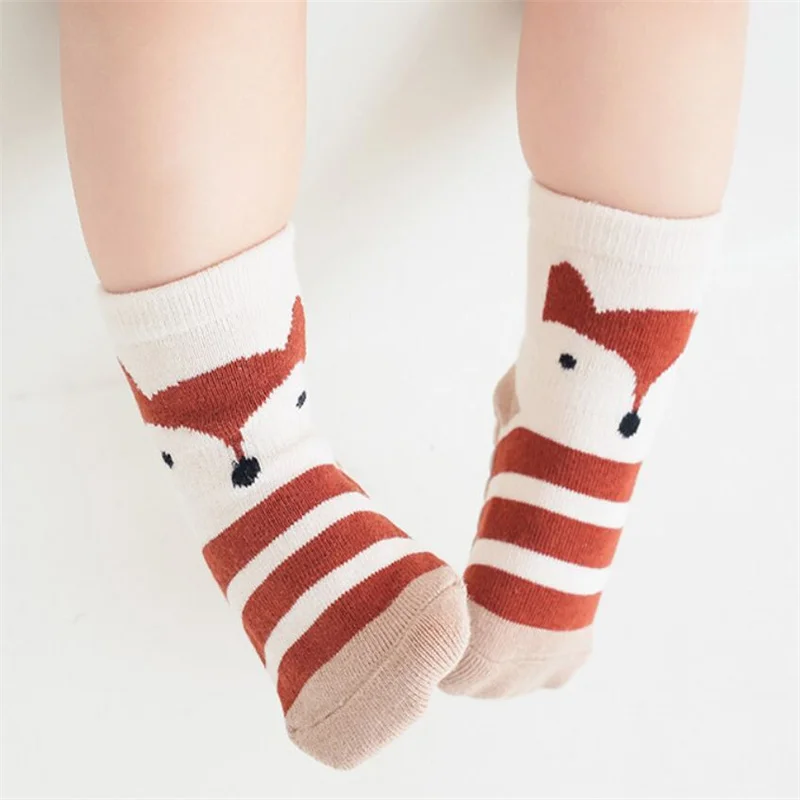 Lawadka Toddler Baby Girl Boy Socks Anti Slip Cotton Striped Non-slip Socks for Girls Boys Casual Kids Accessories For 0-5Years cotton socks kids socks baby socks