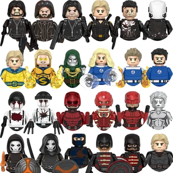 Marvel Legends Thunderbolts 2025 New Building Blocks Daredevil  Bricks For Toys Gifts Children Mini Action Figures Party GIFTS