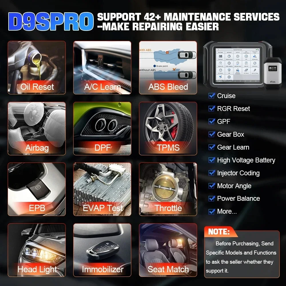 XTOOL D9SPRO   ,  , ECU ڵ  α׷, ڵ ĳ, CANFD DOIP , VAG ̵