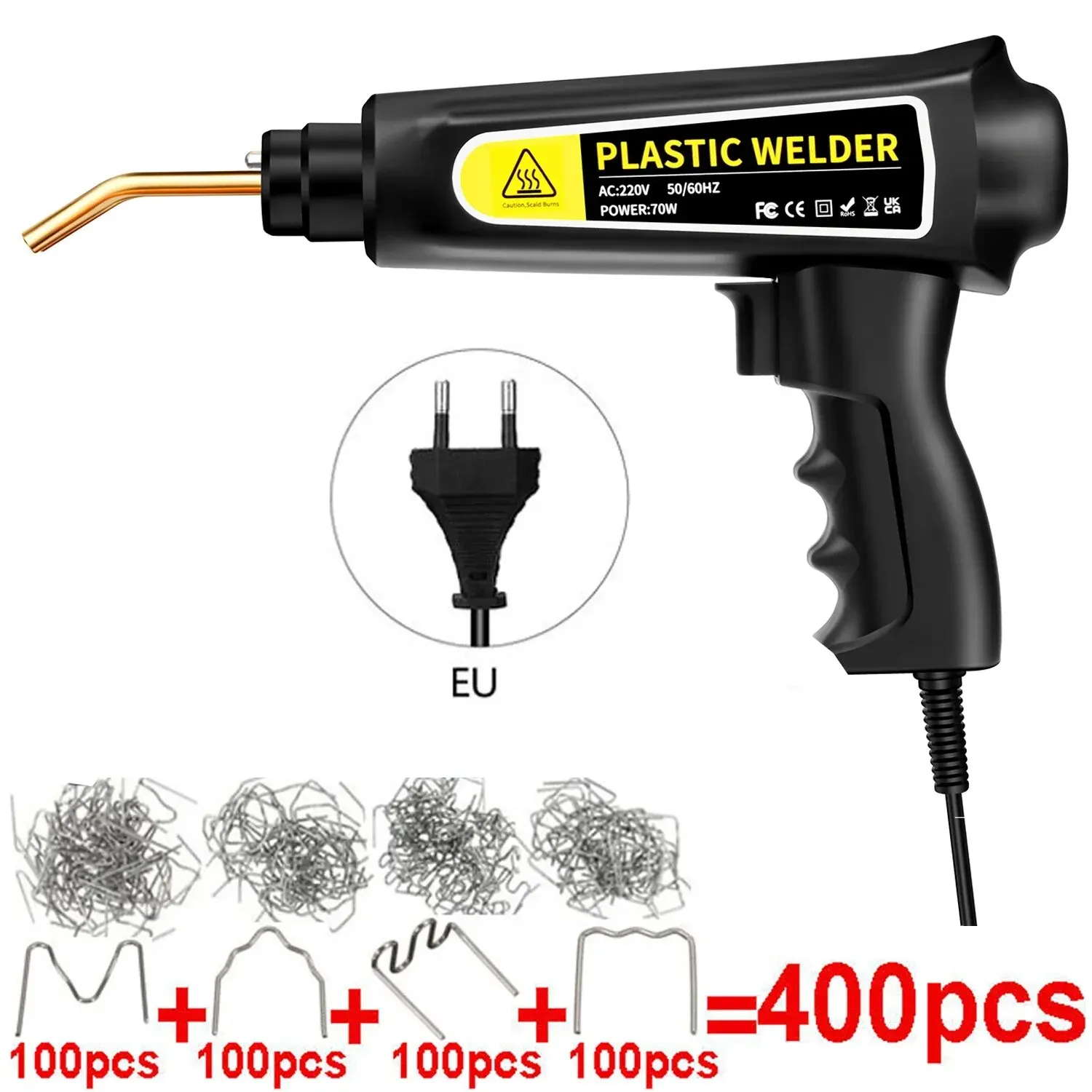 Heat Gun Plastic Welder & Bumper Repair Kit