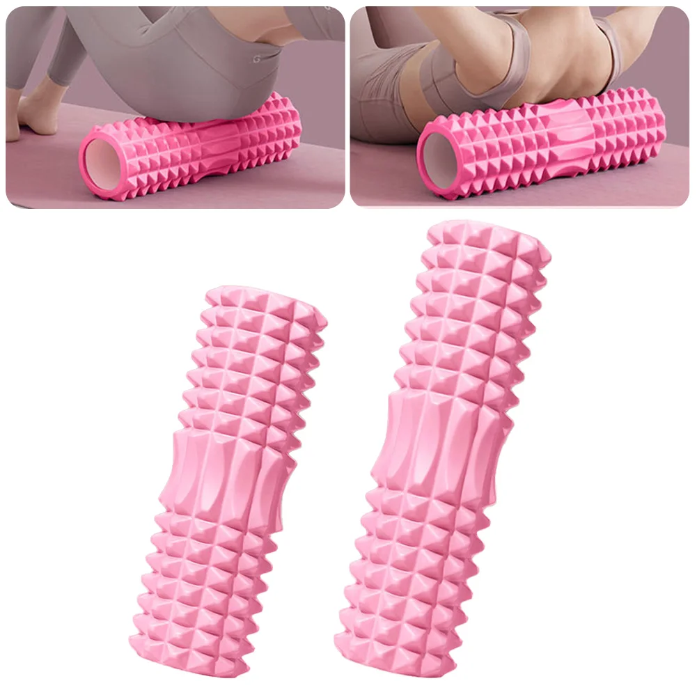 1개 33/45cm 요가 컬럼 짐 피트니스 폼 롤러 필라테스 운동 등 근육 마사지 소프트 블록 근육 롤러 드롭 배송