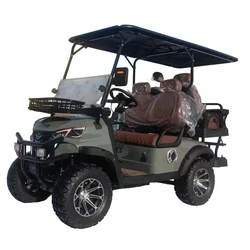 2024 Customized Off-road 48/60/72V Lithium Battery 4 Seats Hunting Buggy Ready To Assemble Lifted Electric Golf Carts