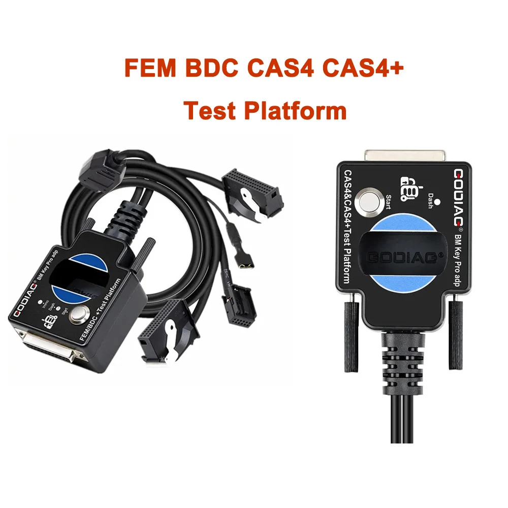 BMW FEM BDC CAS4 + 프로그래밍 GODIAG 테스트 플랫폼 지지대, 모든 키 손실 작업, Lonsdor Autel VVDI2 IM608 CGDI ACDP