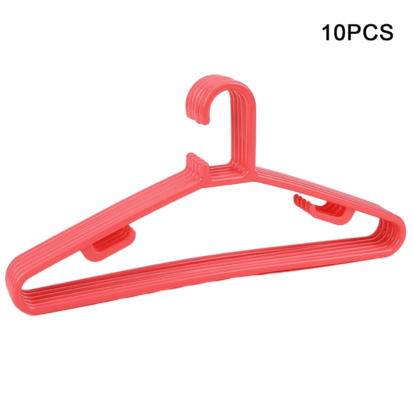 Clothes Hangers, Transparent, Heavy Duty, Clothing Standard Hangers,  Plastic, Set of 10 - MARKET99 – MARKET 99