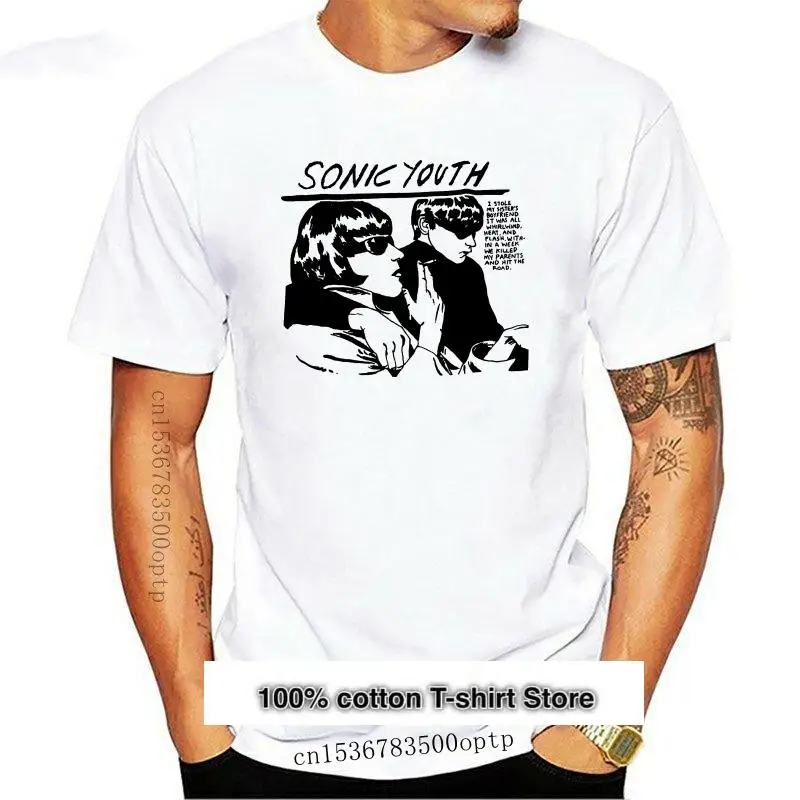 thumbnail image 1 of Camiseta de manga corta con estampado de Sonic Youth GOO, ropa divertida de marca a la moda, talla S,M,L,3XL, Indie Rock, 2021, 1 of 5