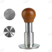 ITOP HIT Impact Force Powder Hammer 51/53/58mm Adjustable Pressure Force Tamper Stainless Steel Coffee Tamper Hammer Tools 2