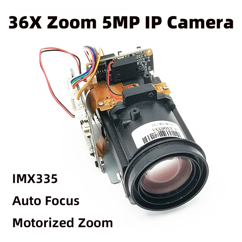 36X Motorized Zoom Auto Focus CCTV 5MP IP Camera Board Module 5 ...
