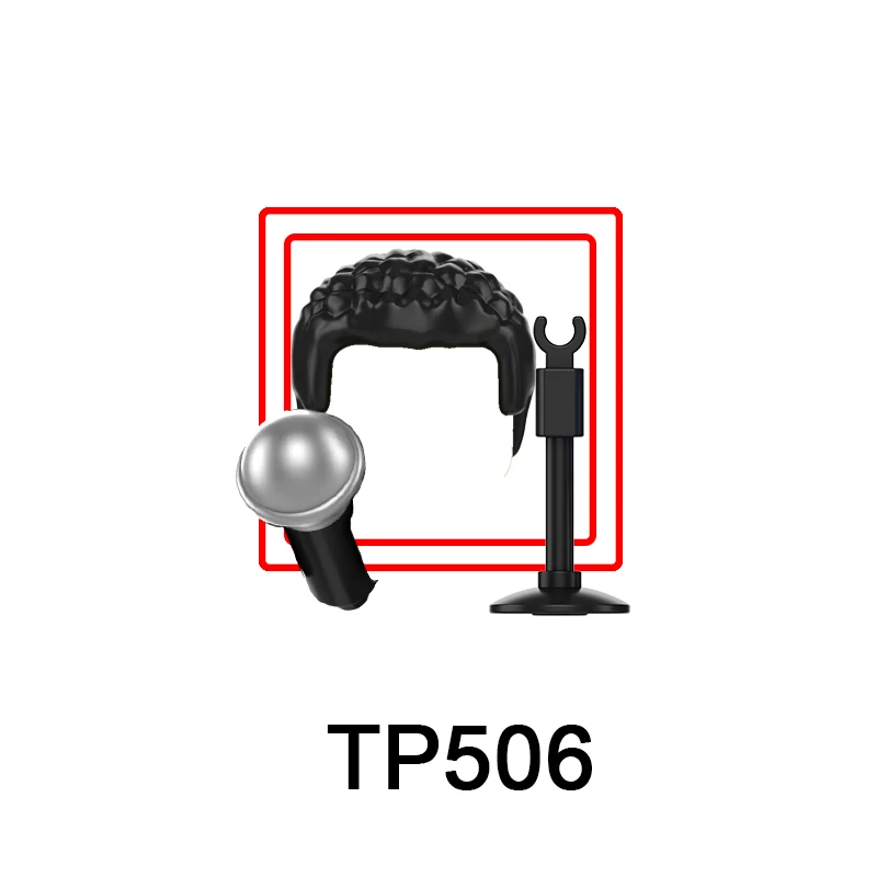 TP1062 핫토이즈 유명 가수 캐릭터 미니 조립 블록 피규어 어린이용 장난감 TP504 TP510
