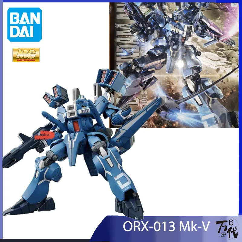 

Оригинальные игрушки Bandai MG 1/100 Gundam Mark V Gundam модель в комплекте ORX-013 Mk-V экшн-фигурки Gunpla мобильный костюм игрушки для мальчиков Подарки