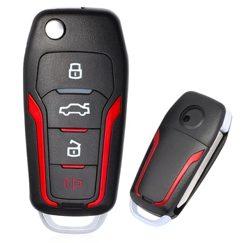 Keyforkess 315MHz CWTWB1U331 Aggiornato A Distanza di Vibrazione Key Fob 3 1 4 Pulsante per Ford Explorer, per Lincoln Town Car LS, per Mercury Sable - KEYECU 315MHz CWTWB1U331 Aggiornato A Distanza di Vibrazione Key Fob 3 1 4 Pulsante per