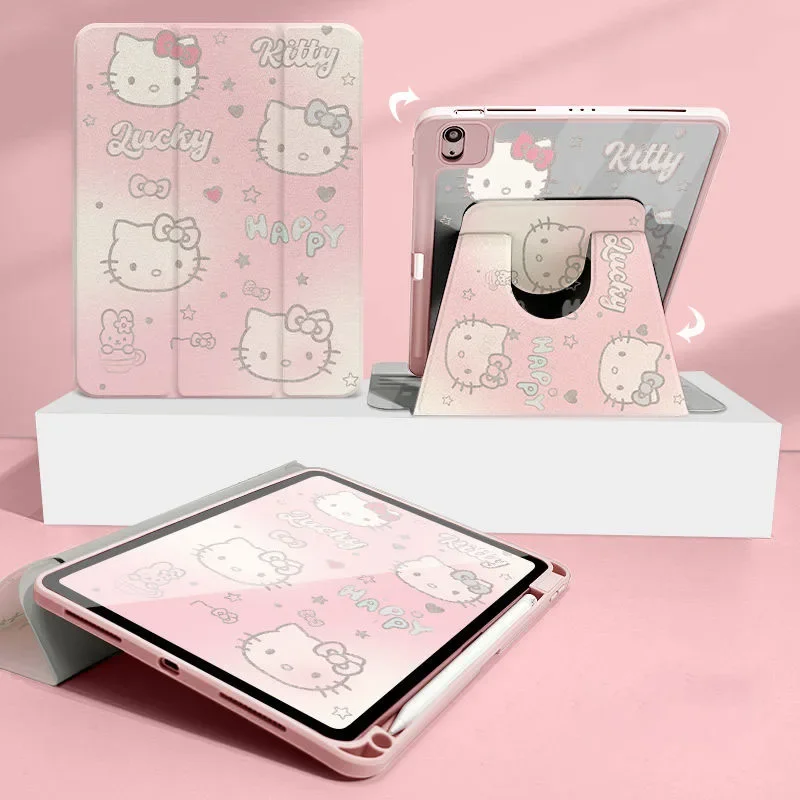 Kawaii Sanrio Hello Kitty Tablet Case For iPad Air 3 4 5 6
