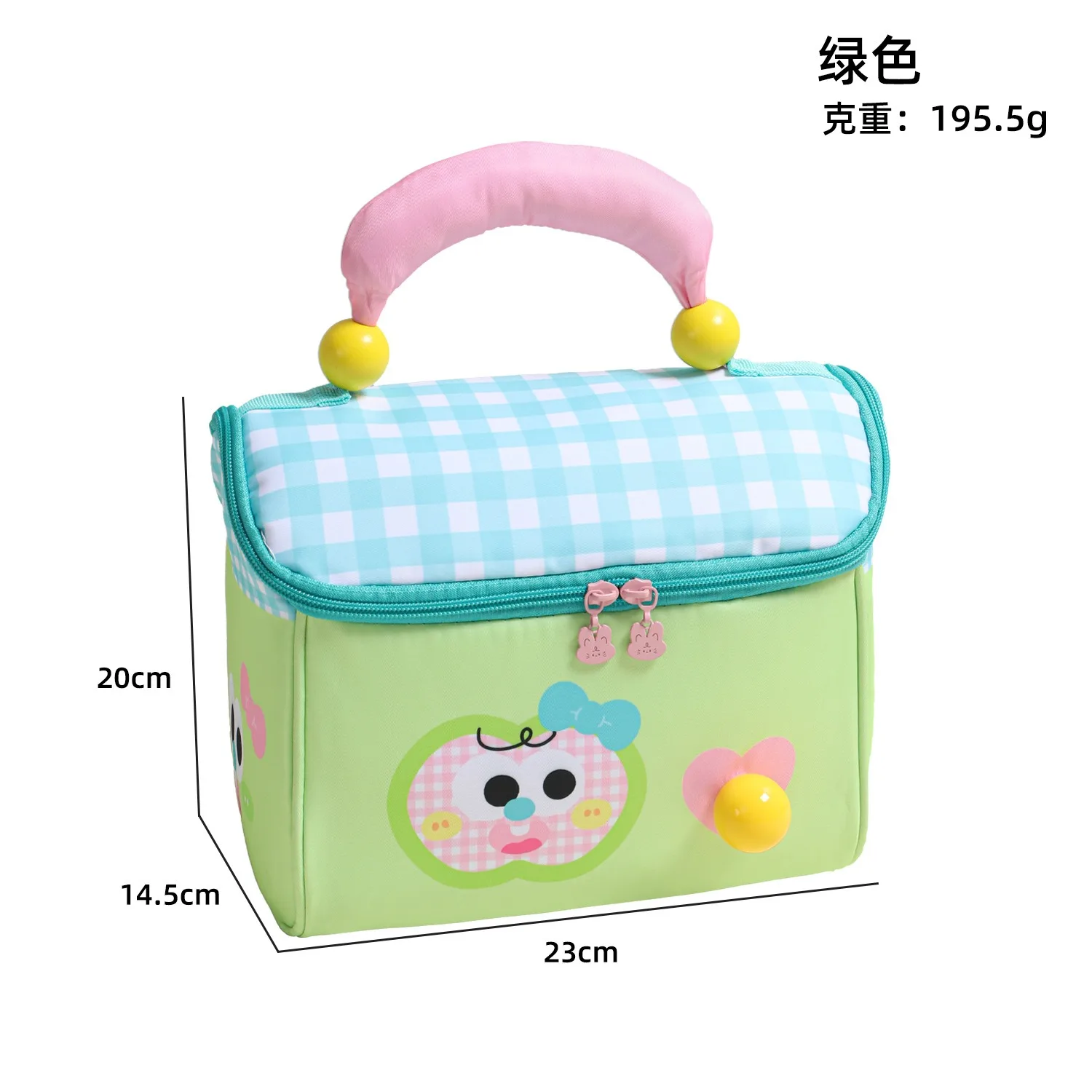 Apfel Kleines Haus Kosmetiktasche Kreative Lunchbox Tasche Student Mittagessen Bento Tasche Märchenhaus Wärmedämmung Mahlzeit Tasche – Detail 9