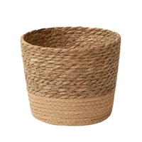 67JB Straw Plant Basket Indoor Woven Plant Pots for Planter Flower Pots Plant Pot 5