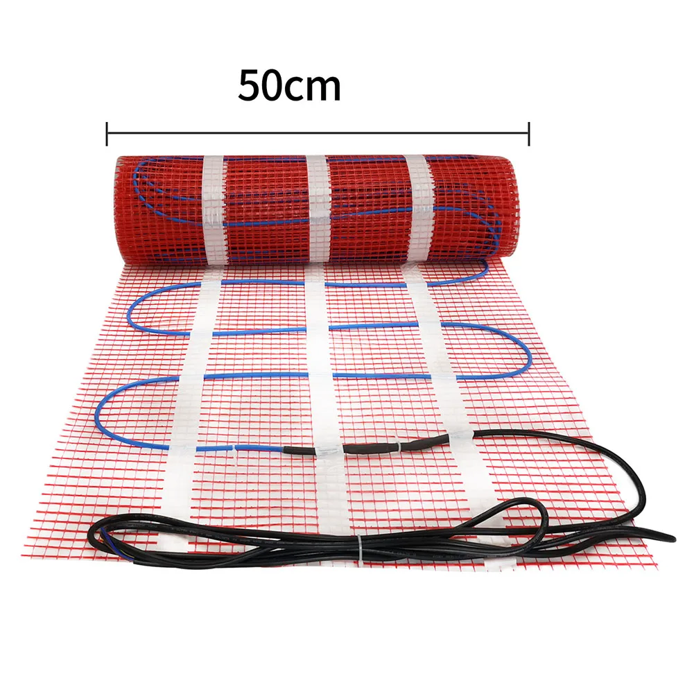 

Digital Thermostat Electric Floor Heating Kit 220V Radiant Warming Pad Strong and Durable Material Ideal for Commercial Use