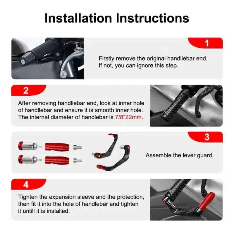 Motorcycle Handlebar Lever Hand Guard Protector